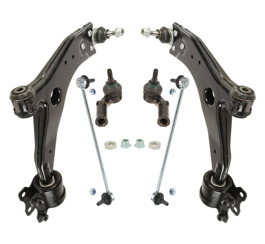 Volvo Suspension Control Arm Kit - Front (6 Pieces) 31340273 - Lemfoerder 3089766KIT